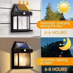 لامپ دیواری خورشیدی 3 حالته مدل Solar